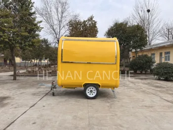 Carritos De Comida Movil Cafea Trailer Complet Echipate Camion de Alimente Achiziție Alimente Căruțe și Remorci Alimentare cu Grill - Imagine 1  