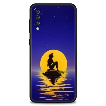 Caz de telefon Pentru Samsung Galaxy A50 A30 A70 M31 Caz pentru MOTOROLA G30 G60 G9 Silicon Shell Mica Sirena Romantic Ariel Coadă de Pește - Imagine 2  