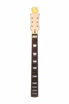 Chitara electrica Gât 22 Fret 24.75 Inch Obligatoriu Headstock Rosewood Fretboard pentru DIY Chitara Amatori Stabilit în Trapez Inlay - Imagine 1  