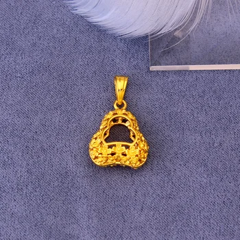 Clasic de aur pandantiv colier bijuterii Inima pandantiv colier pentru femei bijuterii cadou - Imagine 2  