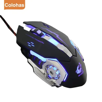 Colohas Nou Robot Mouse-Ul 5.8 GHz Cu Fir Mouse-Ul De Joc Desktop Mecanice Optoelectronice Esports Mouse-Ul Mouse-Ului De Joc Jocuri Pe Calculator - Imagine 1  