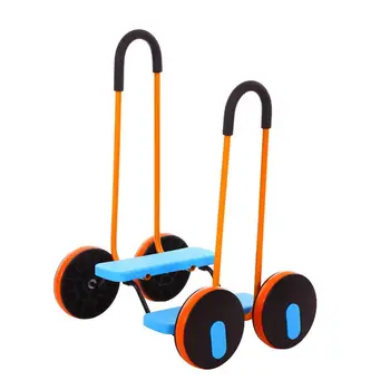 copii echilibru mașină cu patru roți pedala de alergare în aer liber pentru copii de interior mașină de jucărie grădiniță emoțională echipamente de formare - Imagine 1  