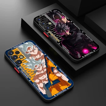 D-Anime Dragon Ball Z Goku Mat Translucid Pentru Samsung Nota 20 10 A03 A54 A22 A31 A70 A34 A14 A24 A04 5G Înapoi Caz Telefon - Imagine 2  