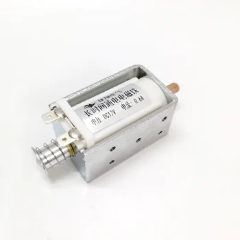 De mult timp sub tensiune electromagnetul Push-pull auto-reset DC electromagnet DC12V24V 10mm 15mm 0.5 N - Imagine 1  