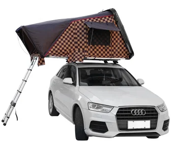 De înaltă calitate hard shell acoperiș cort în aer liber camping pliere acoperiș masina cort - Imagine 1  