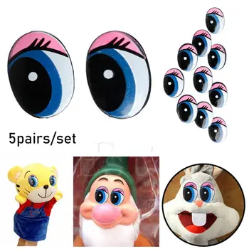 De învățământ Cadou Jucărie Cu Garnitura Oval Albastru de Siguranță Ochii Păpuși Păpuși Ochi DIY Papusa Accesorii Animale de Pluș Piese - Imagine 1  