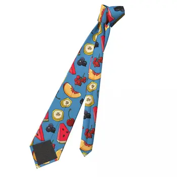 Desene animate de Fructe Pepene verde, Banane, Cireșe Cravate Unisex Poliester 8 cm Gât Îngust Cravată pentru Bărbați Costume Accesorii Cravat Cosplay - Imagine 2  