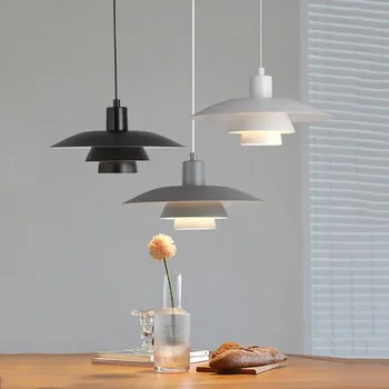 Design Modern Pandantiv Lumină de Înaltă Calitate Led-uri Lampă de Agățat pentru Camera de zi Bucatarie Masa de Candelabru OZN de Culoare Droplight - Imagine 2  