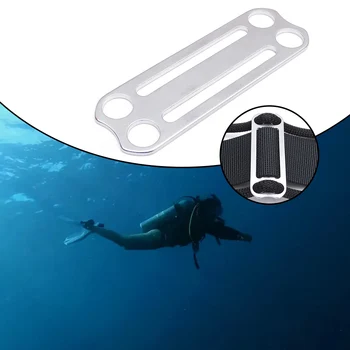 Din Oțel Inoxidabil De Scuba Diving Centura De Greutate Slide Keeper D Inel De Chingi De Centură De Fixare Dop De Freediving Accesorii - Imagine 1  