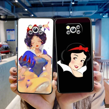 Disney Alba ca Zapada Caz Pentru Xiaomi Poco M4 X4 X3 F3 GT NFC M3 C3 M2 F2 F1 X2 Pro Silicon Negru Moale Capacul Telefonului Capa Coque Core - Imagine 2  