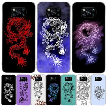 Dragon Tattoo Telefon Caz Pentru Xiaomi Mi 12T 11T 10T 9T Pro 12X 12 8 9 10 11 Lite 13 11i Ultra 6X 5X 5G Shell Coque Acoperire Pentru Xiao - Imagine 1  