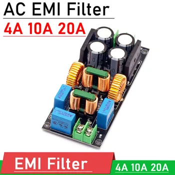 DYKB 4A 10A 20A AC EMI PUTERE Filtru EMC 110V 220V Purifica putere DC izolator filtru de purificare zgomot PENTRU decodor audio Amplificator - Imagine 1  