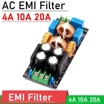 DYKB 4A 10A 20A AC EMI PUTERE Filtru EMC 110V 220V Purifica putere DC izolator filtru de purificare zgomot PENTRU decodor audio Amplificator - Imagine 2  