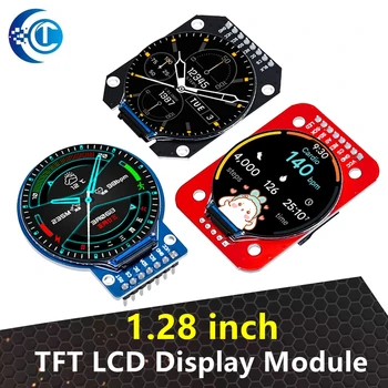 Ecran TFT 1.28 Inch TFT LCD Display Module Rotund RGB 240*240 GC9A01 Driver 4 fire SPI Interface 240x240 PCB Pentru Arduino - Imagine 1  