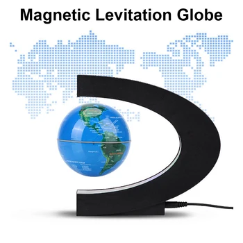 Electronice Antigravity Lampa Decor Acasă Plutind Levitatie Magnetica Glob LED Harta Lumii Noutate Minge de Lumină Cadouri - Imagine 1  