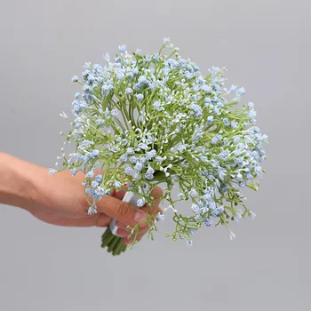 En-Gros De Nunta Decor Acasă Simulare Buchet Deține Stea Complet Fals Din Plastic De Flori Artificiale Flori - Imagine 2  