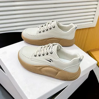 Femei Adidași 2023 Primăvară Noi Sosiri Doamnelor Sport Casual Pantofi de Funcționare Designer Dantela-up Formatori Vulcanizat Pantofi de Femeie - Imagine 2  