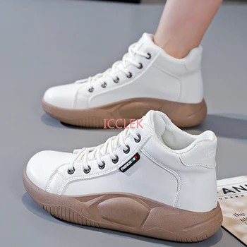 Femeie de Toamnă Pantofi Femei Casual Pantofi Sport Confortabil de Mare Ajutor Pantofi Femei 2023 Moda PU Femei Adidași Pantofi Doamnelor - Imagine 2  