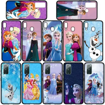 Frozen Elsa, Olaf a Acoperi Carcasa Telefon pentru Samsung Galaxy Nota 20, Ultra 10 9 S10 S9 Plus A71 A70 A11 A02 A7 M21 Caz Moale - Imagine 2  