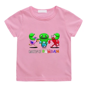 Garten de Banban Joc Monstru tricou Casual cu Maneci Scurte pentru Copii de Vara tricou 100% Bumbac de Înaltă Calitate, O-neck Tricouri Drăguț - Imagine 1  