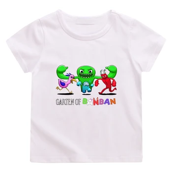Garten de Banban Joc Monstru tricou Casual cu Maneci Scurte pentru Copii de Vara tricou 100% Bumbac de Înaltă Calitate, O-neck Tricouri Drăguț - Imagine 2  