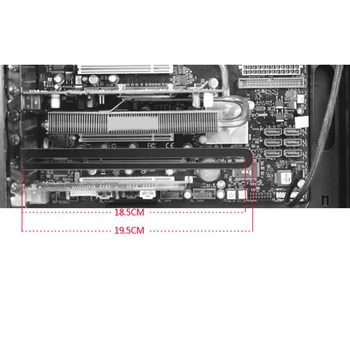 Grafica pe calculator Acasa Cardul Titularului Fan Montare Suport PCI Partea sufletul la gură Desktop Instrumente de Răcire Rack Radiator de Birou Eficiente - Imagine 2  