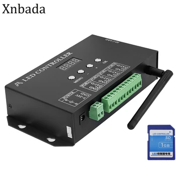 H807SA H807SB 8/4 CANALE DMX/Artnet la SPI LED Pixel Controller Cu Card SD Pentru WS2811 WS2812 WS2812B WS2815 Led Strip 5-24V - Imagine 1  