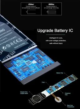 I8 Max (2lines) 5850mAh Baterie Pentru VOYO I8Max Tablet PC Acumulator 2 Sârmă Bateria + Instrumente Gratuite - Imagine 2  