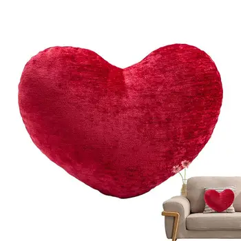 Inima rosie Perna Decorativa Dragut Romantic Perne Ziua Îndrăgostiților Decor Perne 17.71 în Dragoste Inima Perne Pentru Canapea Camera de zi - Imagine 1  