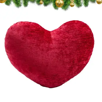 Inima rosie Perna Decorativa Dragut Romantic Perne Ziua Îndrăgostiților Decor Perne 17.71 în Dragoste Inima Perne Pentru Canapea Camera de zi - Imagine 2  