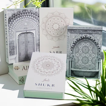 Islamic Bismillah Boho Flori De Cărți False Pentru Decorarea Moschee Musulmană Masă De Cafea Decorative Carte Bufet Decor Cutie De Depozitare - Imagine 2  