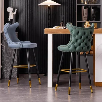 Italiene Nordice Scaune Sufragerie Mare Relaxați-vă de Designer Moderne Scaun de luat Masa Cameră Accent Cadeira Gamer Restaurant Furiture MQ50CY - Imagine 2  