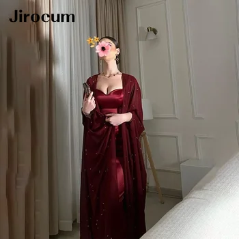 Jirocum Sirena 2 Bucata Rochie de Seara pentru Femei Petrecere Rochie de Bal Elegant Iubita Etaj Lungime Formale Rochii de Ocazie - Imagine 1  