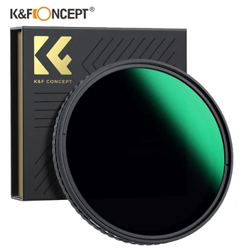 K&F Concept Nano-X ND8-ND128 (3-7 Stop) ND Lentile cu Filtru Variabil rezistent la apa Filtru ND cu 28 de Strat de Acoperire pentru Lentilă aparat de Fotografiat - Imagine 1  