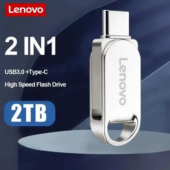 Lenovo 2TB OTG Flash Drive 1TB 256GB USB 3.0 de Mare Viteză Pen Drive de Tip C Interfață Memory Stick Usb Pendrive 2tb Pentru Laptop/PC - Imagine 1  
