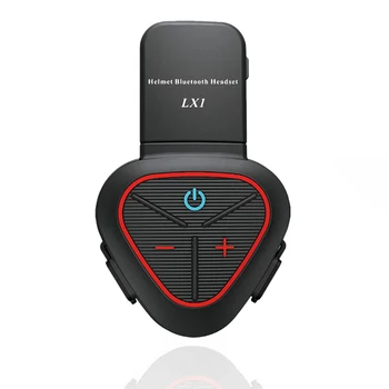 LX1 Motocicleta Vara Casca Speciala setul cu Cască Bluetooth Portabil CVC Inteligentă a Zgomotului Takeaway Cască Roșie - Imagine 1  