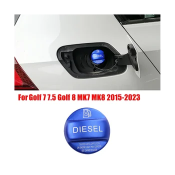 Masina Petro Diesel Rezervor de Combustibil de Umplere cu Ulei Garnitura Capac pentru VW Golf 7 7.5 Golf 8 MK7 MK8 2015-2023 Aliaj de Aluminiu Capac de Umplere - Imagine 2  