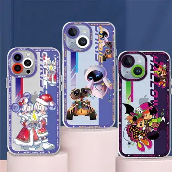 Mickey Minnie Walle Dumbo Crăciun Clar de Caz Pentru iPhone 15 14 13 12 11 Pro Max 13 12 Mini XS Max XR X 7 8 6 6S Plus husă Moale - Imagine 1  