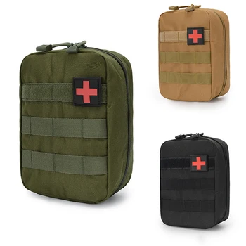 Militare Tactice Medicale Sac De Camping Supravietuire Trusa De Prim Ajutor Talie Pack De Urgență Călătorie În Aer Liber Molle Husă Echipament De Camping - Imagine 1  