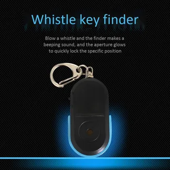Mini Anti-a Pierdut Fluierul Key Finder de Alarma Wireless Smart Tag Cheie Breloc Localizare Tracker Sunet de Fluier LED Tracker - Imagine 2  