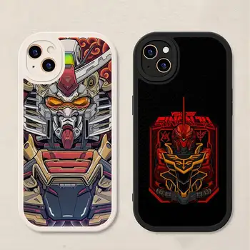 Mobile Suit Gundam Telefon Caz Pentru IPhone 14 Pro Max 13 11 12 XR XS 7 8 Plus de Miel Silicon Moale Telefoane Mobile Coque - Imagine 1  