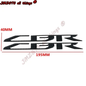Motocicleta 3D Stereo din Fibra de Carbon Logo-ul Insigna Decal Rezervor de Combustibil Autocolant Moale CBR Autocolant Pentru HONDA cbr 1000 rr-R FIREBLADE/SP - Imagine 2  