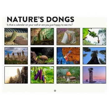 Naturi Dong Calendar 2024 ,Natura Amuzant Calendar Pentru Adulți Cadouri - Imagine 2  