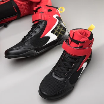 New Sosire Box Adidași Bărbați Lumină Greutate Lupte Pantofi Barbati Designer De Pantofi Sport Femei Top Calitate De Luptă Pantofi Baiat Mare - Imagine 2  