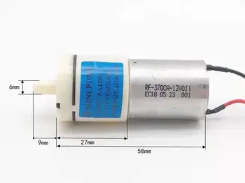 Noi 12v 370 micro pompa de aer pompa de presiune classic blue label CJAP27 DC echipamente medicale pompa de aer - Imagine 2  