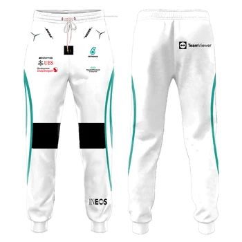 Noi Curse de F1 Sporturi Extreme Supradimensionate, Pantaloni Sport de Vânzare Fierbinte 3D Imprimate cu Uscare Rapidă Petronas Co Marcă Echipa de Ciclism Pantaloni - Imagine 2  