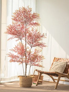 Nordic ins vânt plante artificiale plante de ghiveci Nantian bambus camera de zi interior scară largă decorative amenajare a teritoriului - Imagine 1  