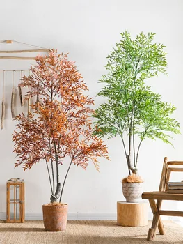 Nordic ins vânt plante artificiale plante de ghiveci Nantian bambus camera de zi interior scară largă decorative amenajare a teritoriului - Imagine 2  