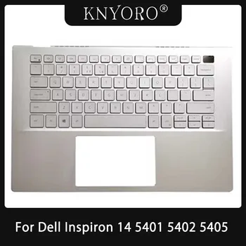 NOU Original Dell Inspiron 14 5401 5402 5405 Laptop zonei de Sprijin pentru mâini Caz Capacul superior cu limba engleză Tastatură de Înlocuire Argint Coajă - Imagine 1  