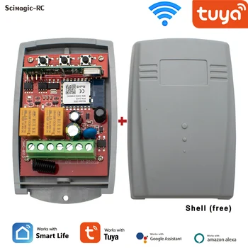 Noul Universal 433mhz Auto Poarta Deschizator de Sistem Deschidere Ușă Garaj Wifi Receptor Extern Portal Module de Control Tuya Smart Switch - Imagine 1  